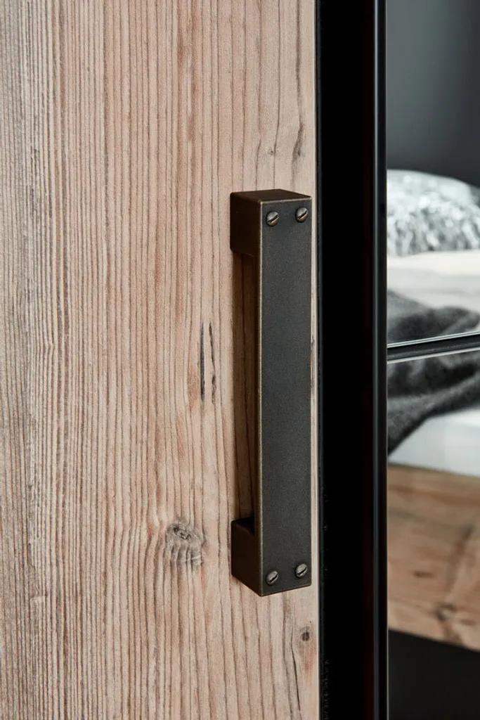 Schwebetürenschrank Kleiderschrank Schrank 270cm Spiegel Graphit Silver – Bild 4