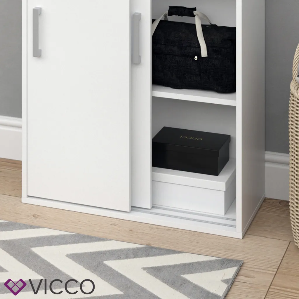 Vicco Kleiderschrank Falk Weiß 68 X 108,5 X 33 Cm Holzwerkstoff – Bild 5