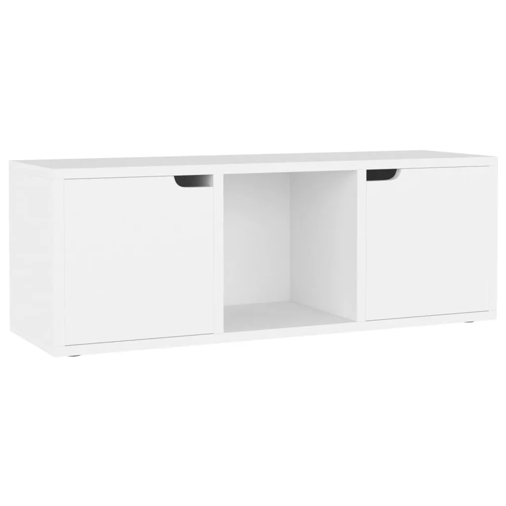 VidaXL TV-Schrank Weiß 88,5x27,5x30,5 Cm Holzwerkstoff