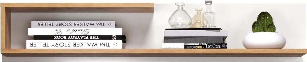 Touch Regal 1 Offenes Fach Artisan EicheNachbildung, Weiß Matt.