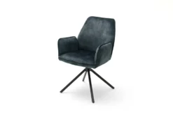 Esszimmerstuhl Polsterstuhl Küchenstuhl Stuhl Sitzmöbel "Ottawa II" (2-er Set) Petrol